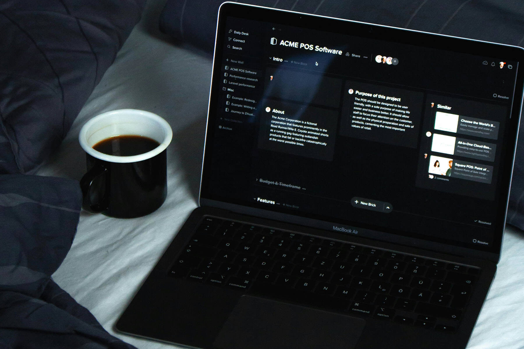 Dark mode et web design pour un site professionnel