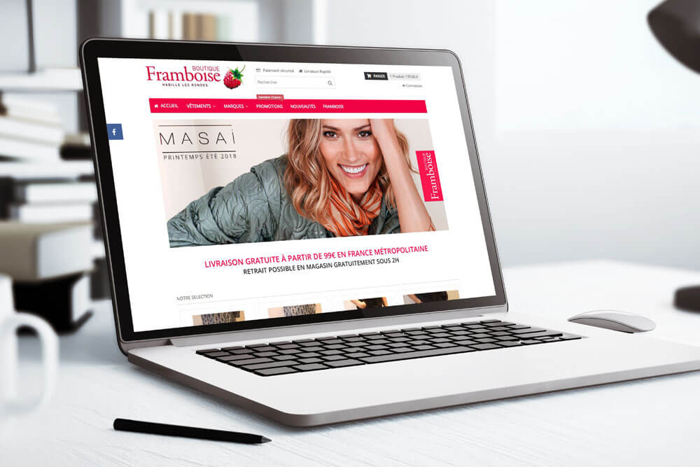 création de site web ecommerce produits vente Webdesigner indépendant freelance Bordeaux creation sur mesure