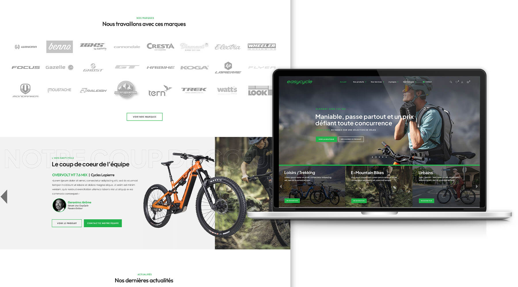 création de site web ecommerce produits vente Webdesigner indépendant freelance Bordeaux creation sur mesure
