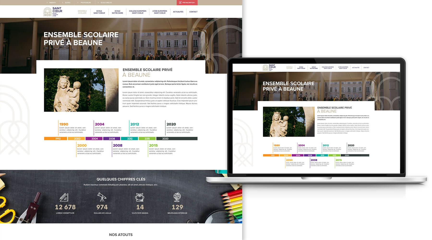 responsive mobile-first site web sur mesure wordpress webdesigner infographiste freelance bordeaux
