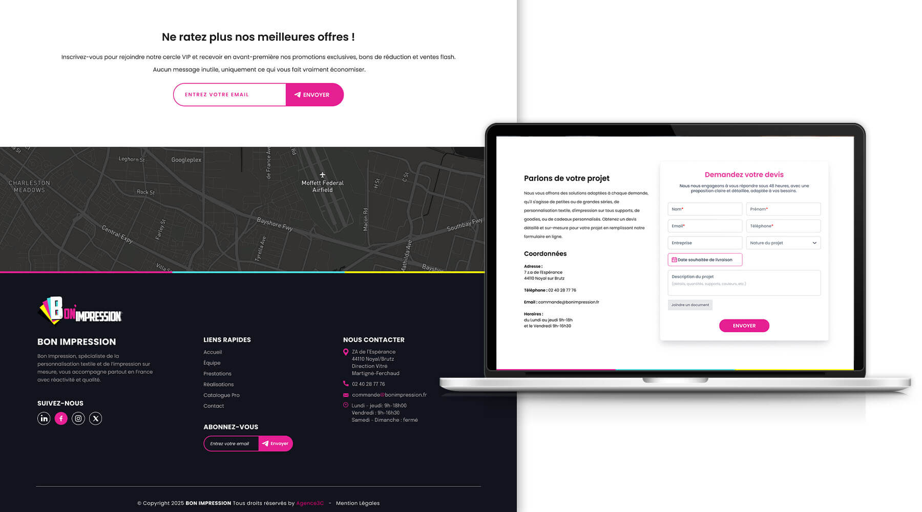 création de site web wordpress sur mesure Webdesigner indépendant freelance Bordeaux graphiste infographiste