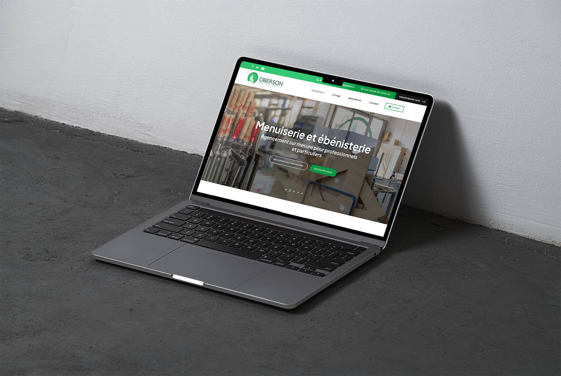 Webdesign Artisan Menuisier
