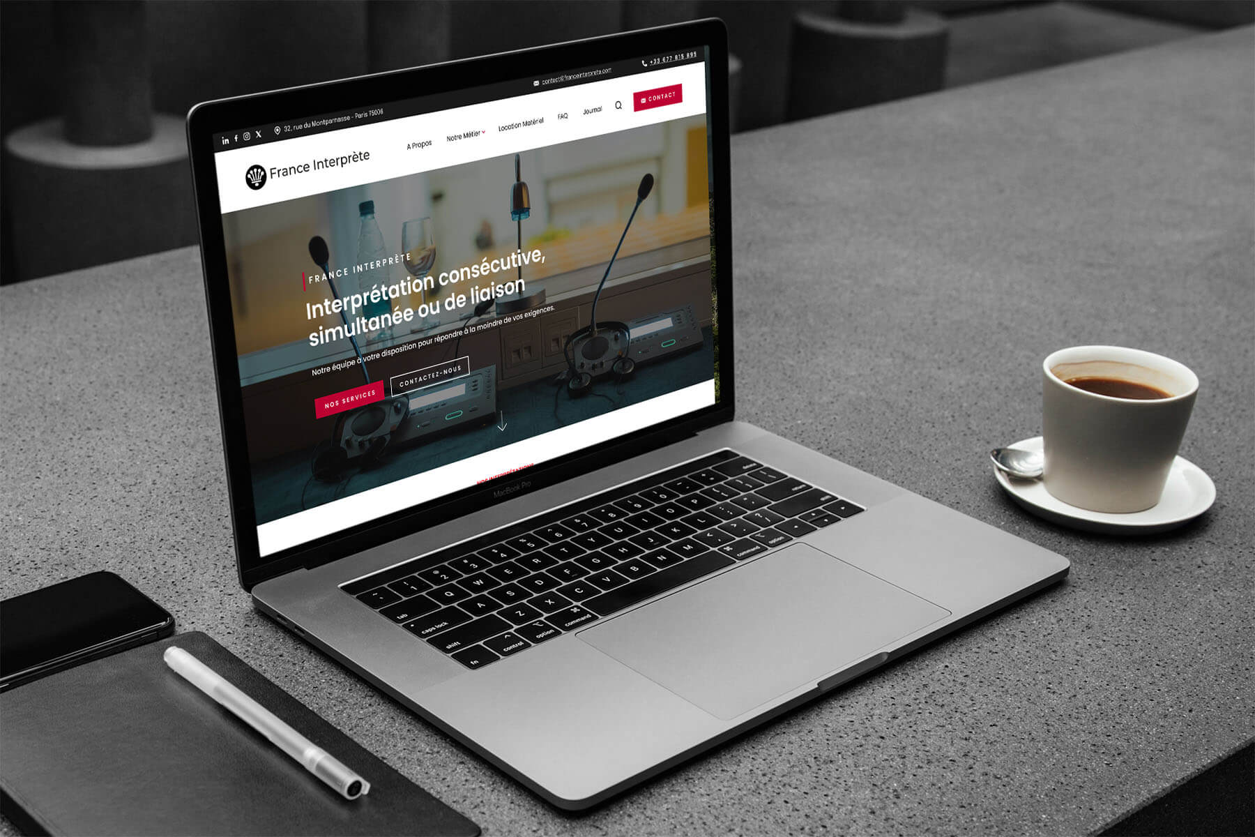 Webdesign Traducteur Interprète